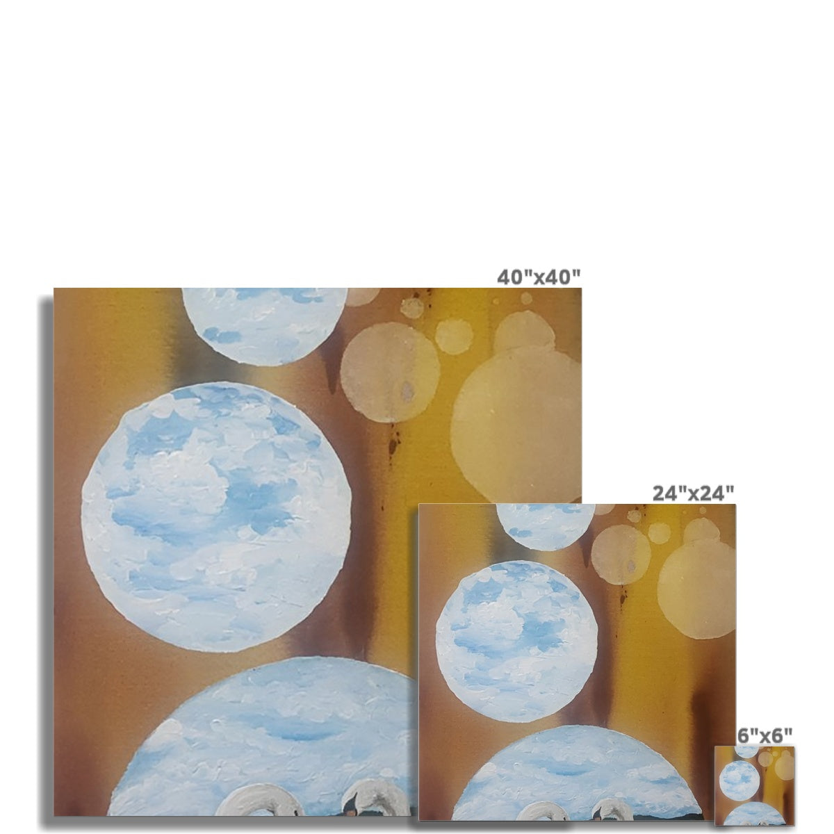 Lovers Rolled Canvas