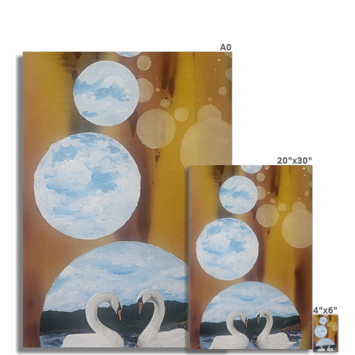 Lovers Rolled Canvas